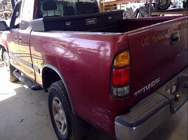 2000 TOYOTA TUNDRA, BURGUNDY, SR5, EXTD CAB, 4.7L, 2WD,   Z25175